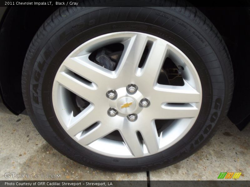 Black / Gray 2011 Chevrolet Impala LT