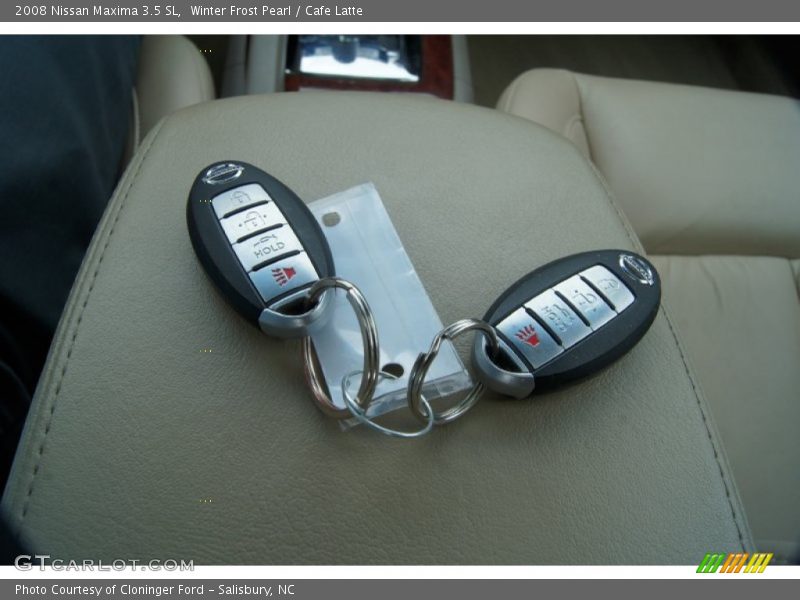 Keys of 2008 Maxima 3.5 SL