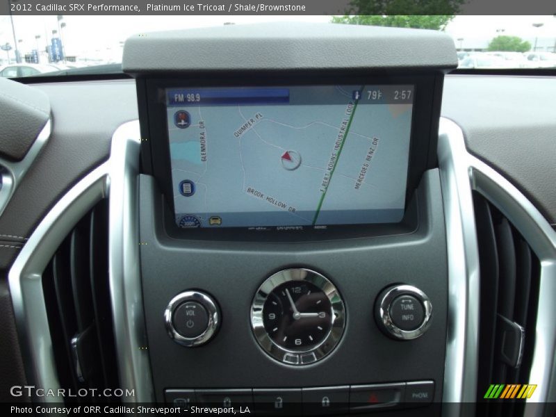 Platinum Ice Tricoat / Shale/Brownstone 2012 Cadillac SRX Performance