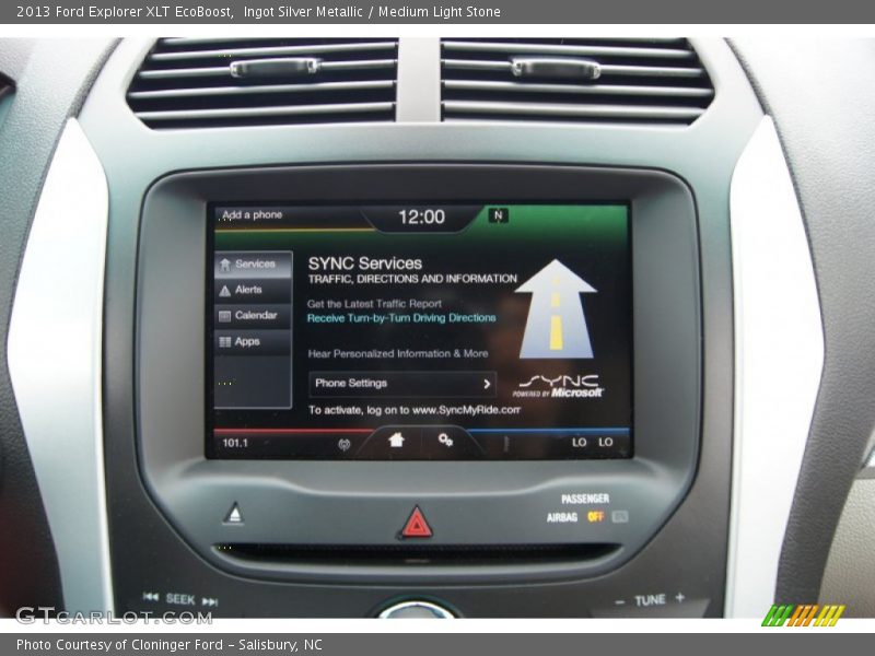 Controls of 2013 Explorer XLT EcoBoost