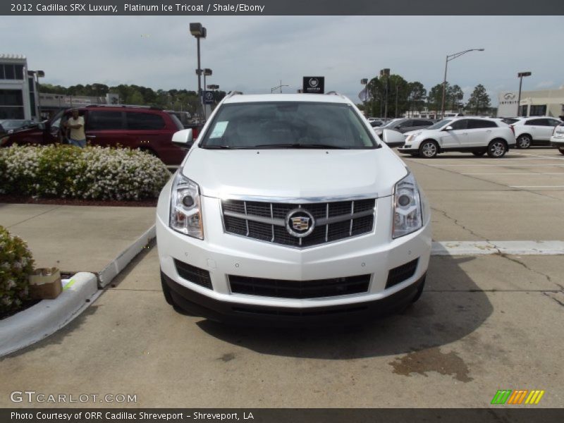 Platinum Ice Tricoat / Shale/Ebony 2012 Cadillac SRX Luxury