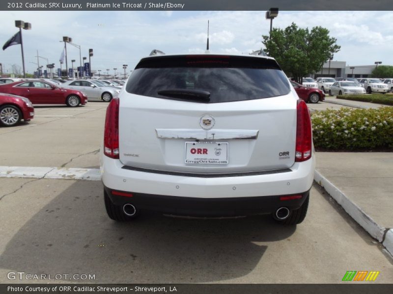 Platinum Ice Tricoat / Shale/Ebony 2012 Cadillac SRX Luxury