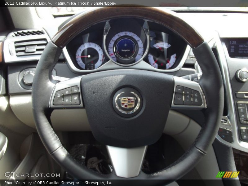 Platinum Ice Tricoat / Shale/Ebony 2012 Cadillac SRX Luxury