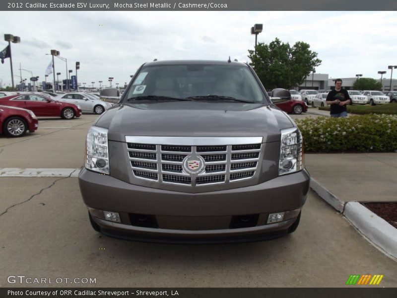 Mocha Steel Metallic / Cashmere/Cocoa 2012 Cadillac Escalade ESV Luxury