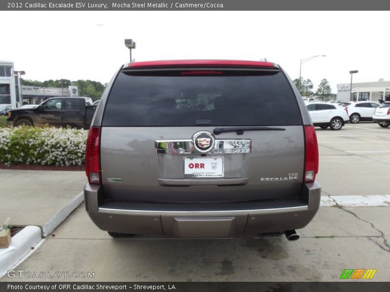 Mocha Steel Metallic / Cashmere/Cocoa 2012 Cadillac Escalade ESV Luxury