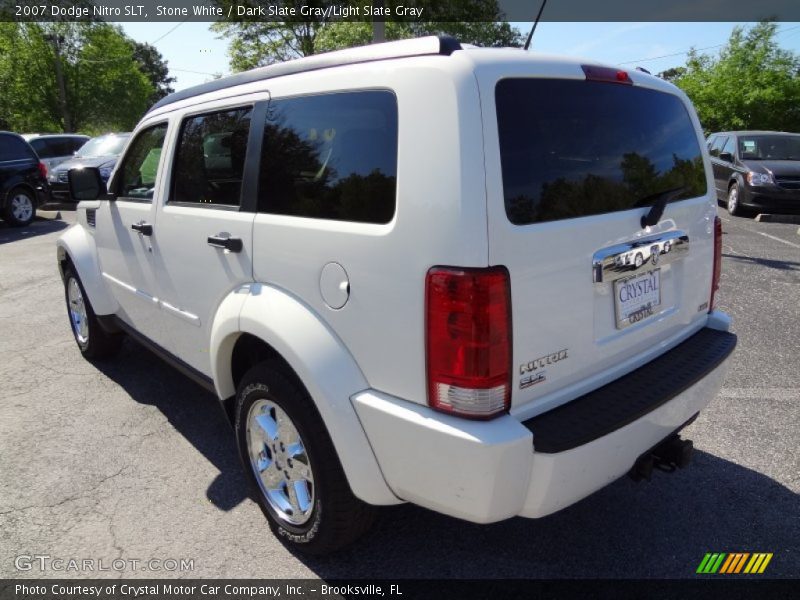 Stone White / Dark Slate Gray/Light Slate Gray 2007 Dodge Nitro SLT