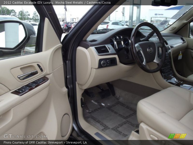 Mocha Steel Metallic / Cashmere/Cocoa 2012 Cadillac Escalade ESV Luxury