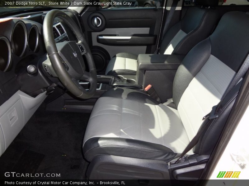 Stone White / Dark Slate Gray/Light Slate Gray 2007 Dodge Nitro SLT