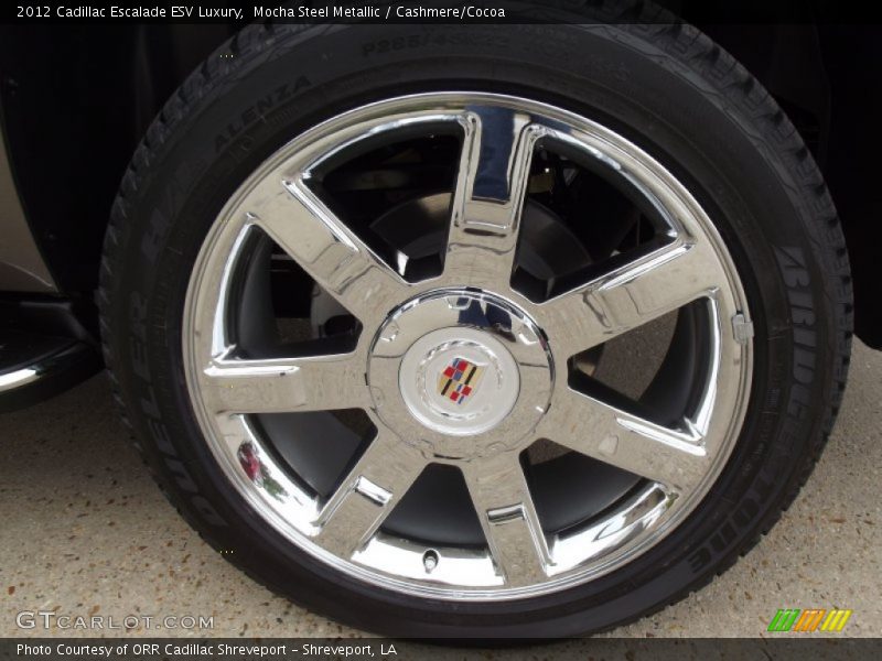 Mocha Steel Metallic / Cashmere/Cocoa 2012 Cadillac Escalade ESV Luxury