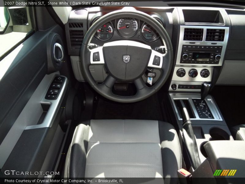 Stone White / Dark Slate Gray/Light Slate Gray 2007 Dodge Nitro SLT