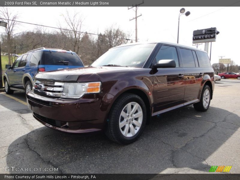 Cinnamon Metallic / Medium Light Stone 2009 Ford Flex SE