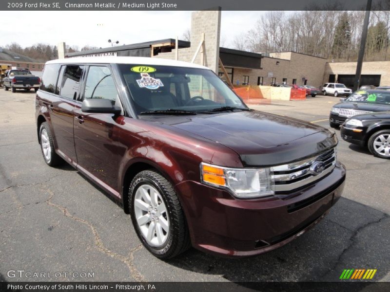 Cinnamon Metallic / Medium Light Stone 2009 Ford Flex SE