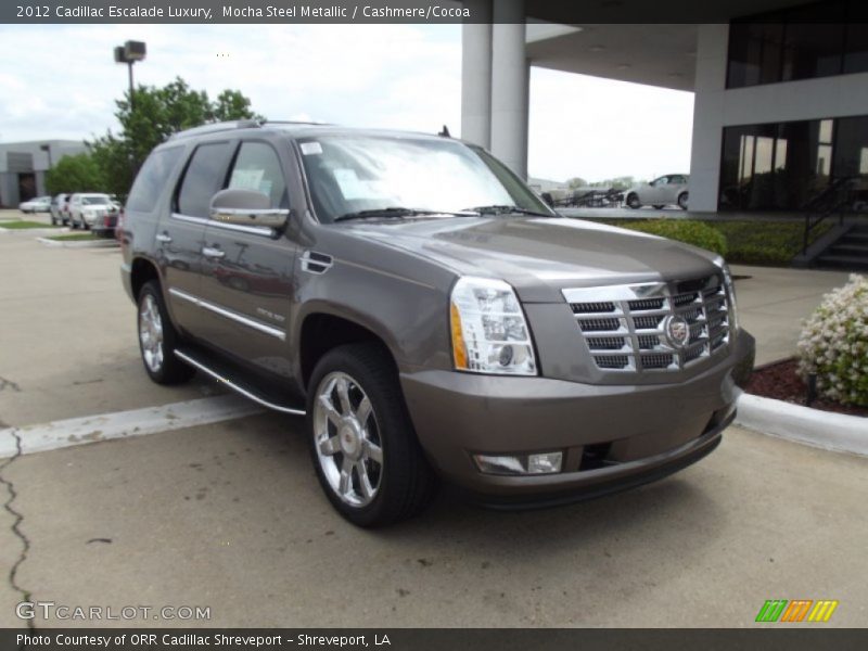 Mocha Steel Metallic / Cashmere/Cocoa 2012 Cadillac Escalade Luxury