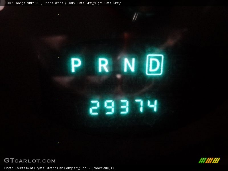 Stone White / Dark Slate Gray/Light Slate Gray 2007 Dodge Nitro SLT