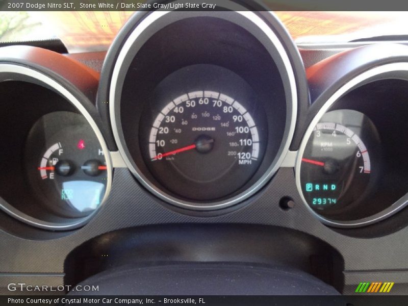 Stone White / Dark Slate Gray/Light Slate Gray 2007 Dodge Nitro SLT