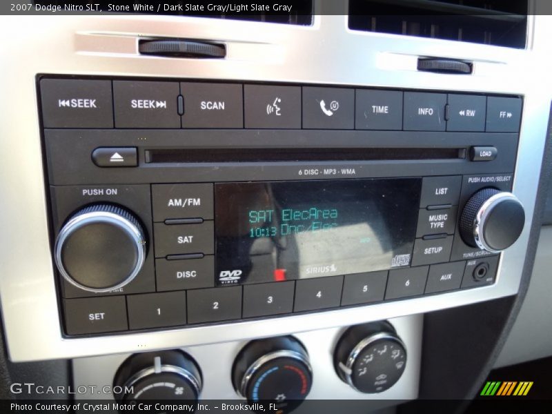 Stone White / Dark Slate Gray/Light Slate Gray 2007 Dodge Nitro SLT