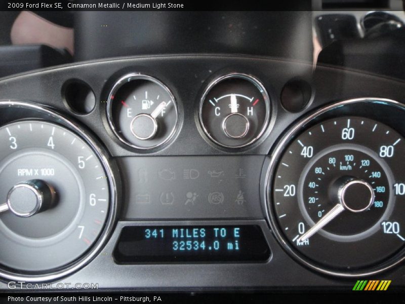 Cinnamon Metallic / Medium Light Stone 2009 Ford Flex SE