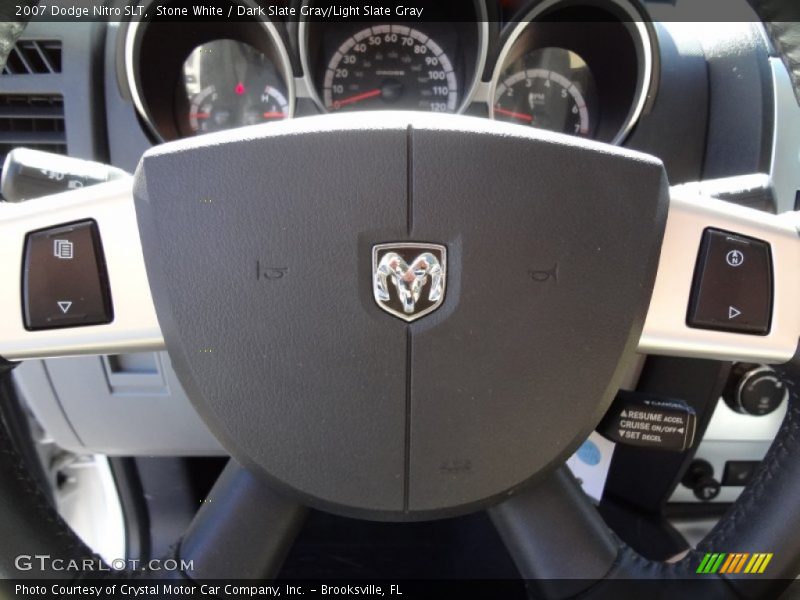 Stone White / Dark Slate Gray/Light Slate Gray 2007 Dodge Nitro SLT
