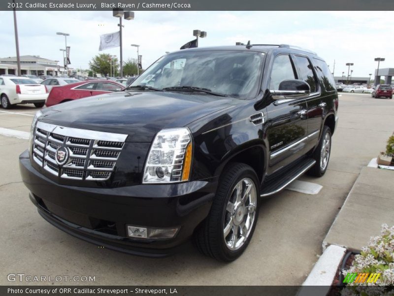 Black Raven / Cashmere/Cocoa 2012 Cadillac Escalade Luxury