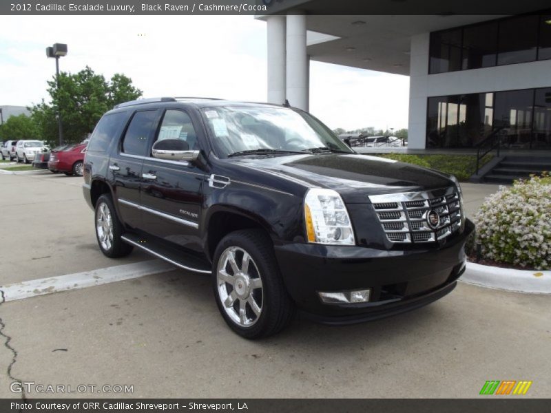 Black Raven / Cashmere/Cocoa 2012 Cadillac Escalade Luxury