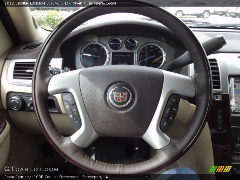 Black Raven / Cashmere/Cocoa 2012 Cadillac Escalade Luxury