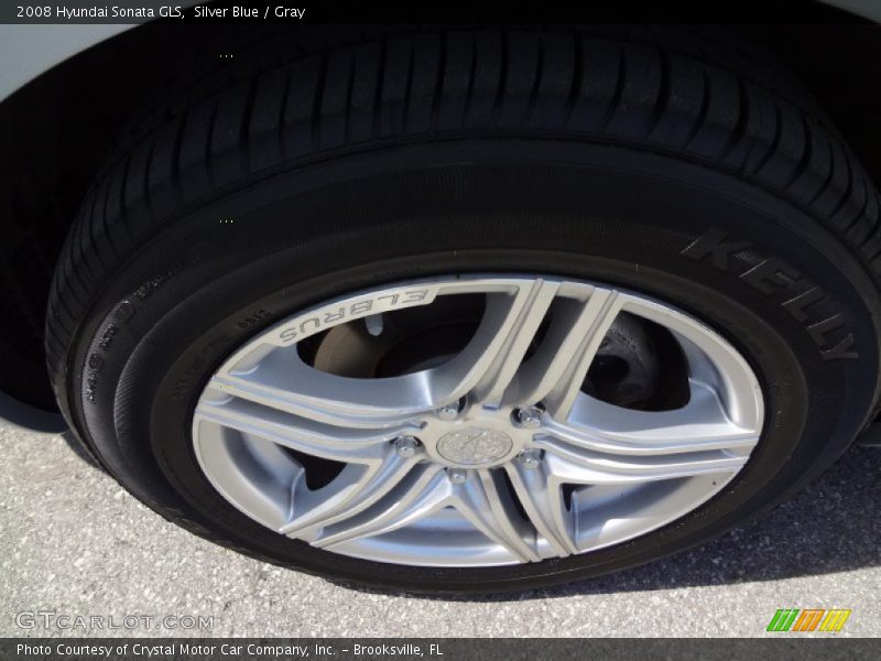 Silver Blue / Gray 2008 Hyundai Sonata GLS