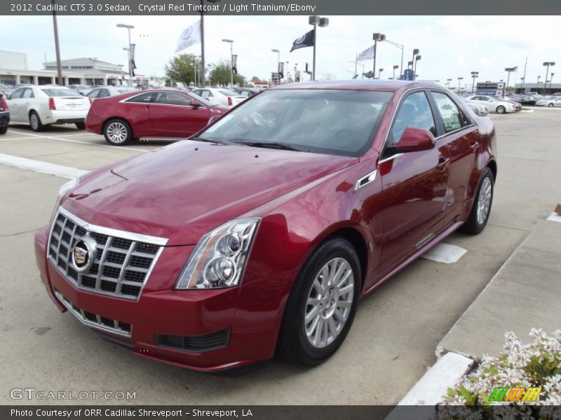 Front 3/4 View of 2012 CTS 3.0 Sedan