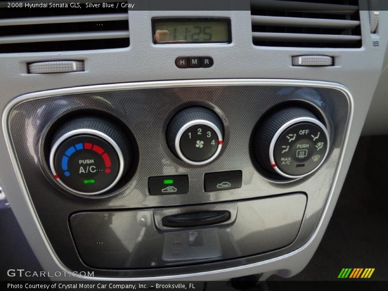 Controls of 2008 Sonata GLS