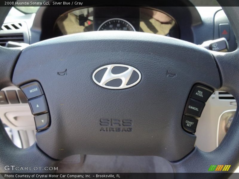 Silver Blue / Gray 2008 Hyundai Sonata GLS