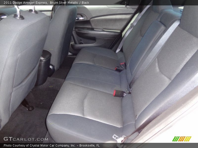Bright Silver Metallic / Black 2011 Dodge Avenger Express