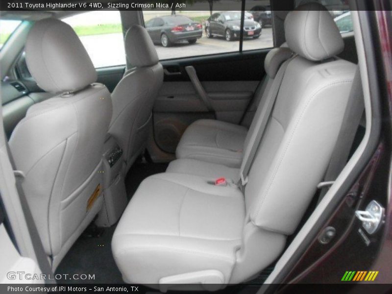 Sizzling Crimson Mica / Ash 2011 Toyota Highlander V6 4WD