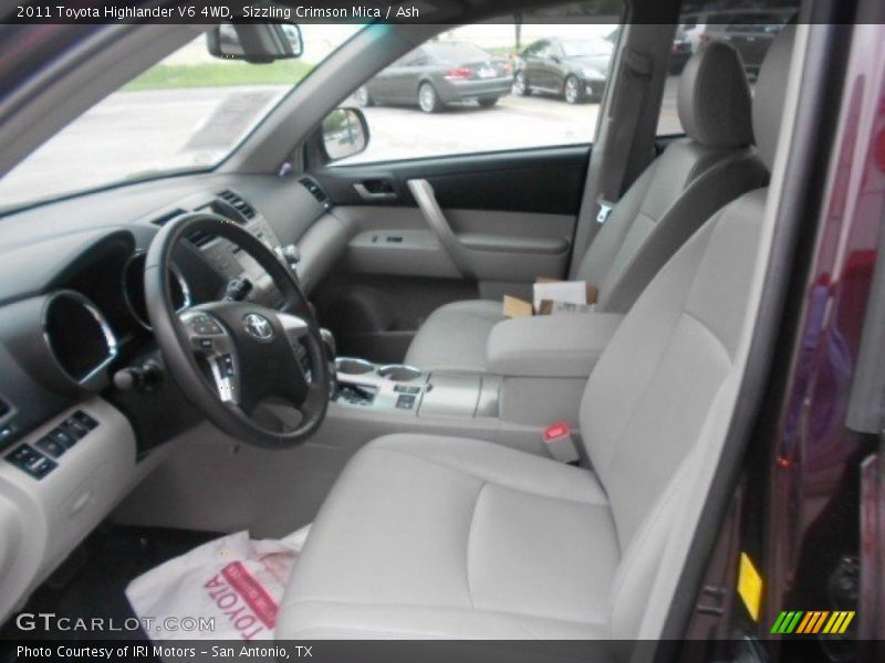 Sizzling Crimson Mica / Ash 2011 Toyota Highlander V6 4WD