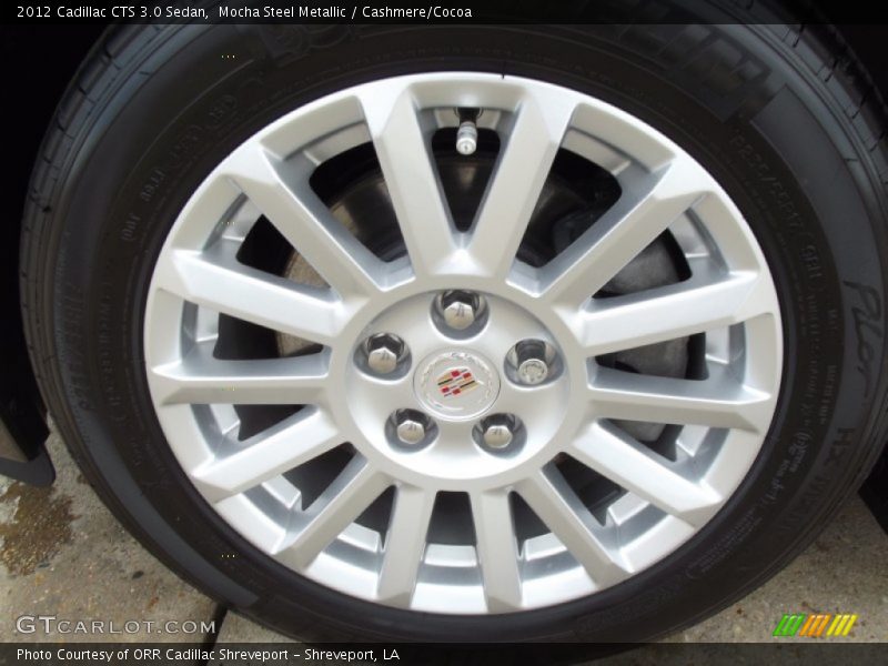 Mocha Steel Metallic / Cashmere/Cocoa 2012 Cadillac CTS 3.0 Sedan