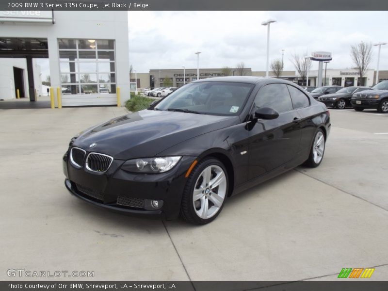 Jet Black / Beige 2009 BMW 3 Series 335i Coupe