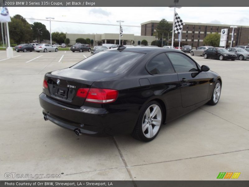 Jet Black / Beige 2009 BMW 3 Series 335i Coupe