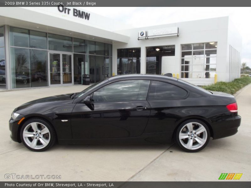 Jet Black / Beige 2009 BMW 3 Series 335i Coupe