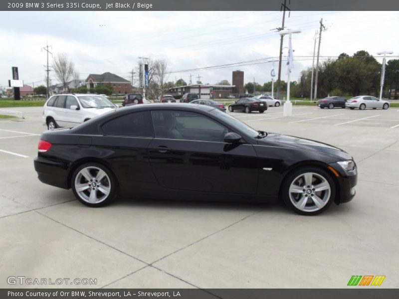 Jet Black / Beige 2009 BMW 3 Series 335i Coupe