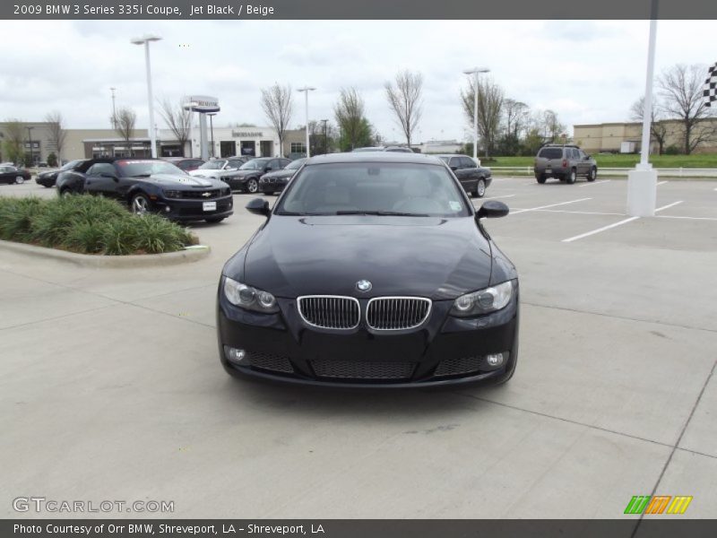 Jet Black / Beige 2009 BMW 3 Series 335i Coupe