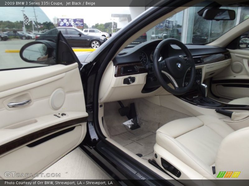 Jet Black / Beige 2009 BMW 3 Series 335i Coupe