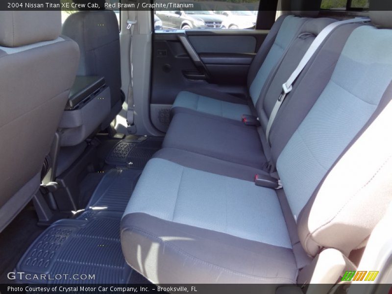 Red Brawn / Graphite/Titanium 2004 Nissan Titan XE Crew Cab