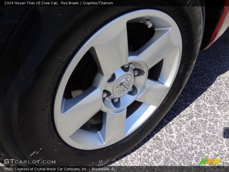 Red Brawn / Graphite/Titanium 2004 Nissan Titan XE Crew Cab