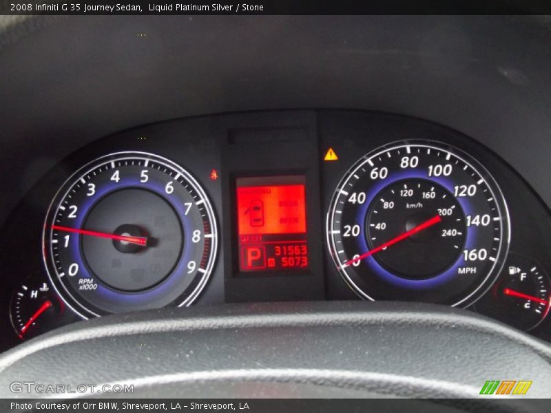  2008 G 35 Journey Sedan 35 Journey Sedan Gauges