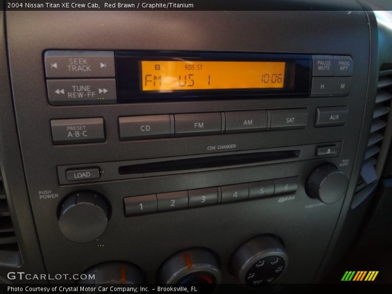 Red Brawn / Graphite/Titanium 2004 Nissan Titan XE Crew Cab