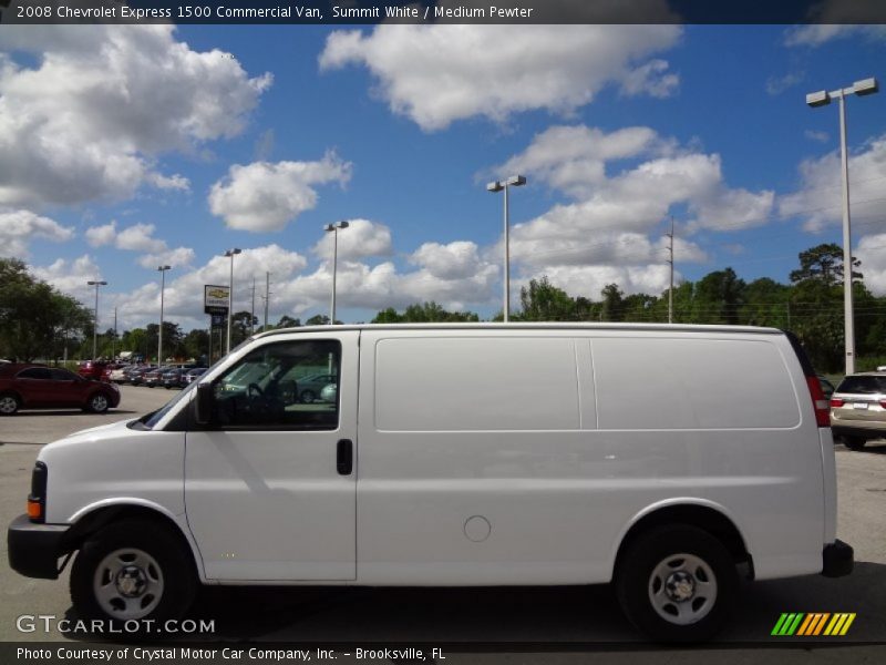 Summit White / Medium Pewter 2008 Chevrolet Express 1500 Commercial Van