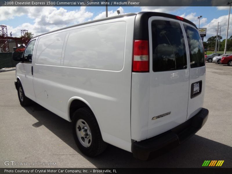 Summit White / Medium Pewter 2008 Chevrolet Express 1500 Commercial Van