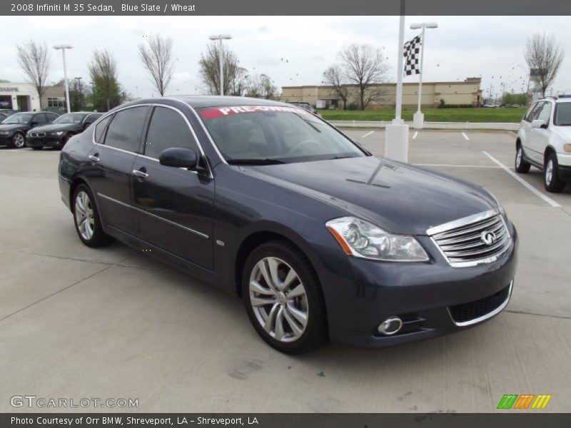 Blue Slate / Wheat 2008 Infiniti M 35 Sedan