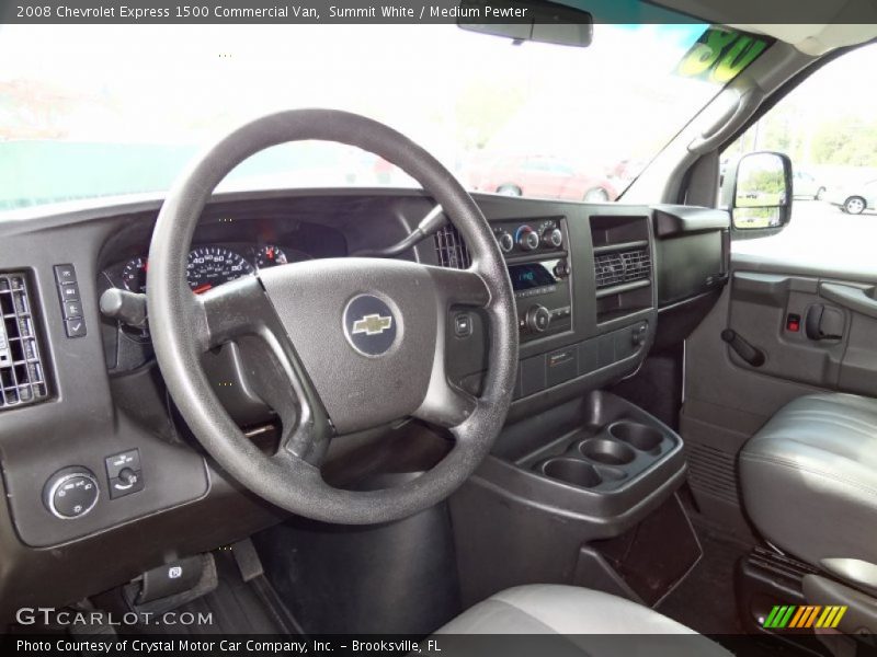 Summit White / Medium Pewter 2008 Chevrolet Express 1500 Commercial Van