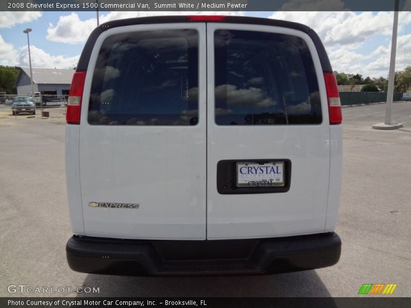 Summit White / Medium Pewter 2008 Chevrolet Express 1500 Commercial Van