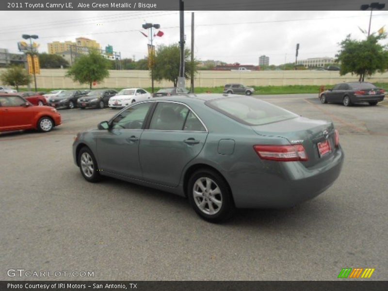 Aloe Green Metallic / Bisque 2011 Toyota Camry LE
