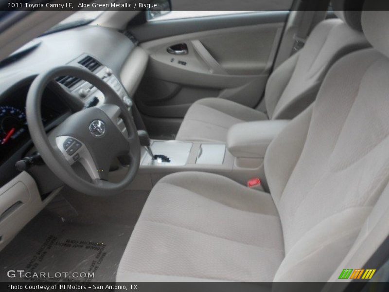 Aloe Green Metallic / Bisque 2011 Toyota Camry LE